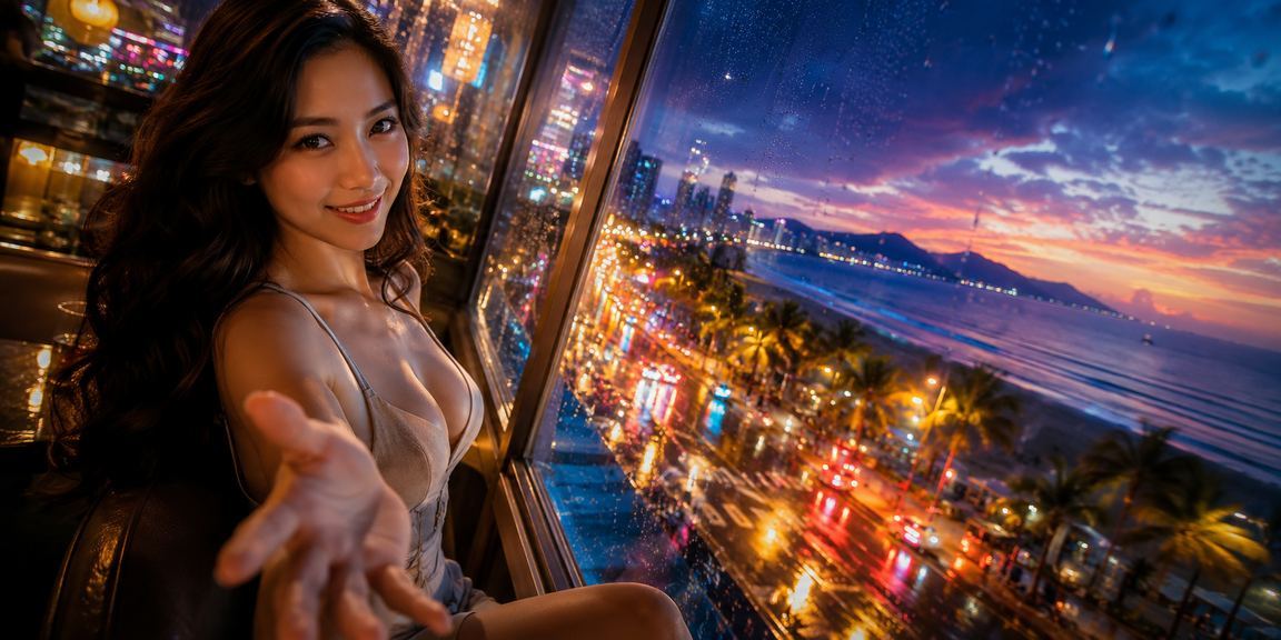 Người dùng tại Đà Nẵng thưởng thức cà phê và chơi game trực tuyến trong không gian thư giãn cân bằng