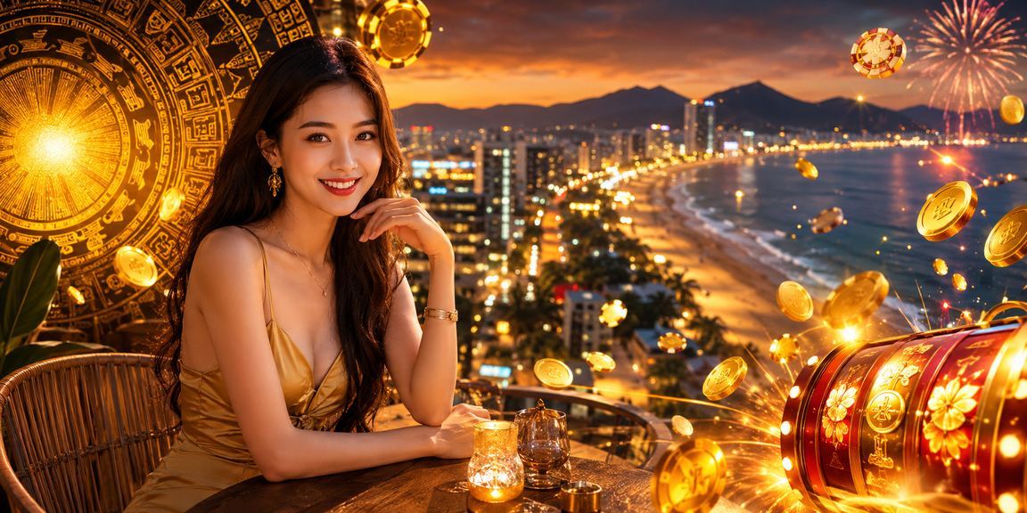 Người chơi slot game tại Đà Nẵng với ly cà phê trên tay, truy cập 4017 qua điện thoại